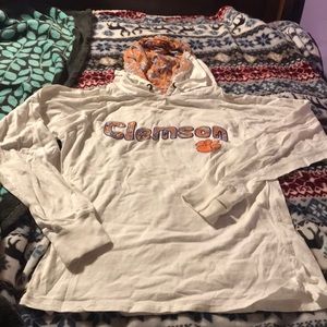 Clemson Paisley Print Hoodie